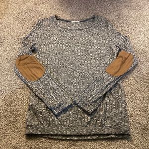 Basic long sleeve with elbow patches